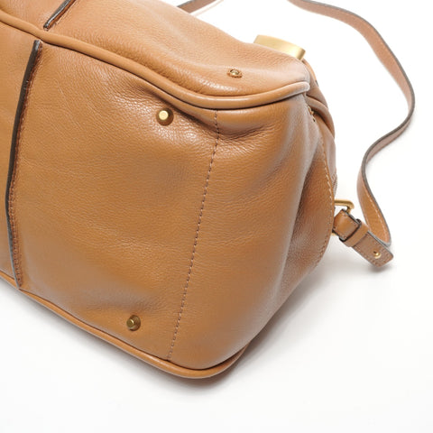 Chloe Paddington Leather 2WAY Shoulder Bag beige WS27438
