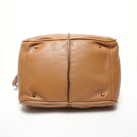 Chloe Paddington Leather 2WAY Shoulder Bag beige WS27438