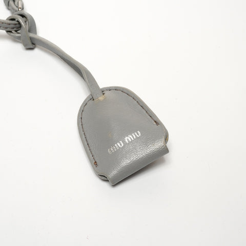 Miu Miu Materasse Shoulder Bag gray WS27440