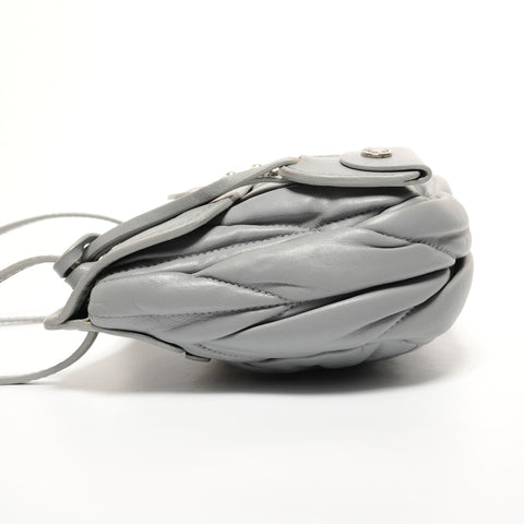 Miu Miu Materasse Shoulder Bag gray WS27440