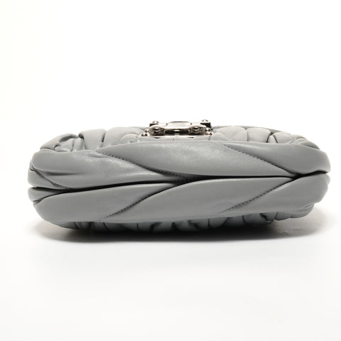 Miu Miu Materasse Shoulder Bag gray WS27440