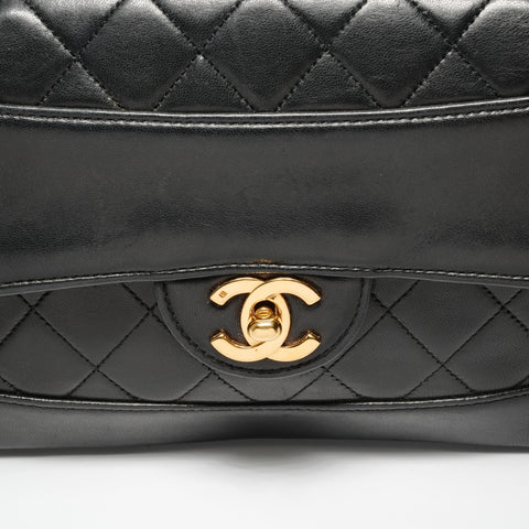 CHANEL Chain with matrasse pouch Shoulder Bag black WS27442