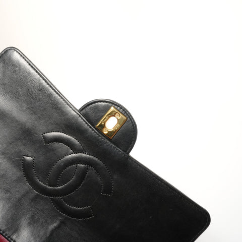 CHANEL Chain with matrasse pouch Shoulder Bag black WS27442