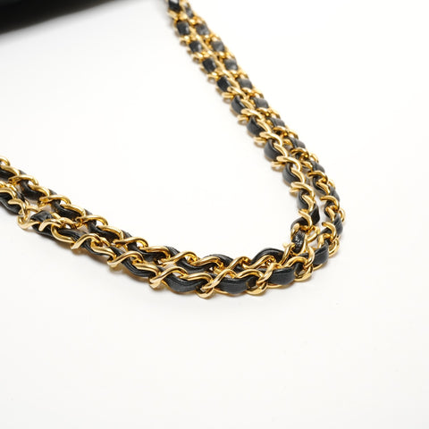 CHANEL Chain with matrasse pouch Shoulder Bag black WS27442