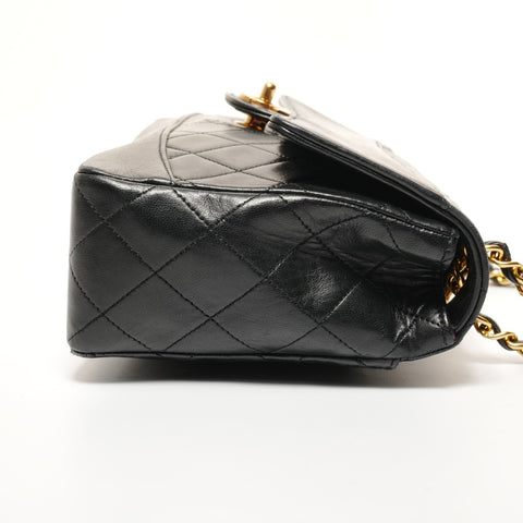 CHANEL Chain with matrasse pouch Shoulder Bag black WS27442