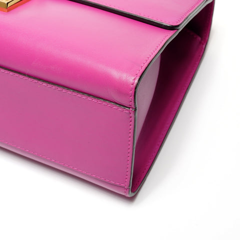 GUCCI Padlock Leather Chain Shoulder Bag pink WS27443