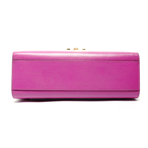 GUCCI Padlock Leather Chain Shoulder Bag pink WS27443
