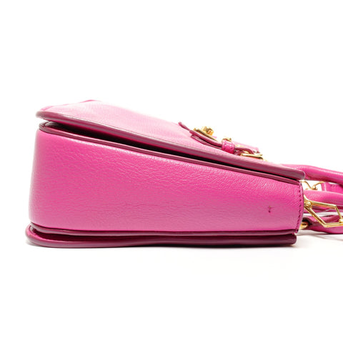 Miu Miu Madras Leather 2WAY Shoulder Bag pink WS27447