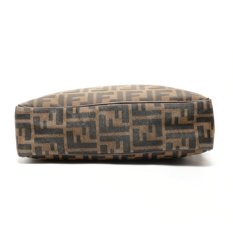 FENDI Zucca Canvas 2way Handbag Brown WS27448