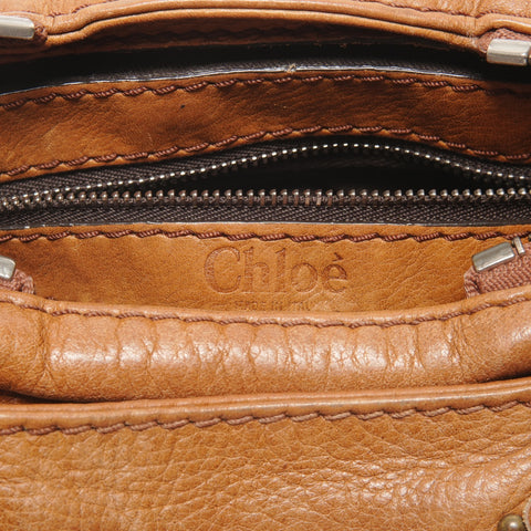 Chloe Paddington Leather 2WAY Handbag beige WS27452