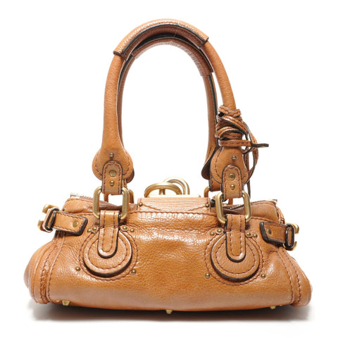 Chloe Paddington Leather 2WAY Handbag beige WS27452