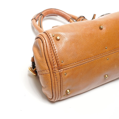 Chloe Paddington Leather 2WAY Handbag beige WS27452