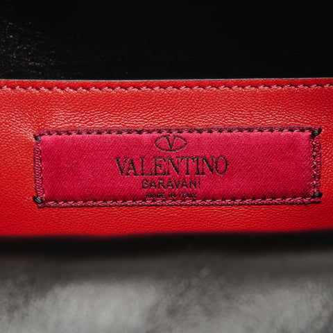 VALENTINO Studded leather Backpack  Daypack black WS27454