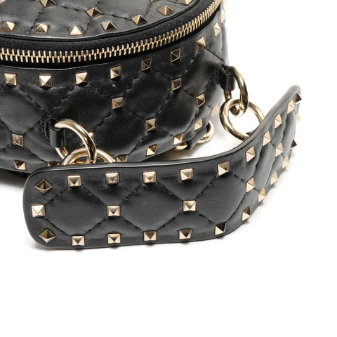 VALENTINO Studded leather Backpack  Daypack black WS27454