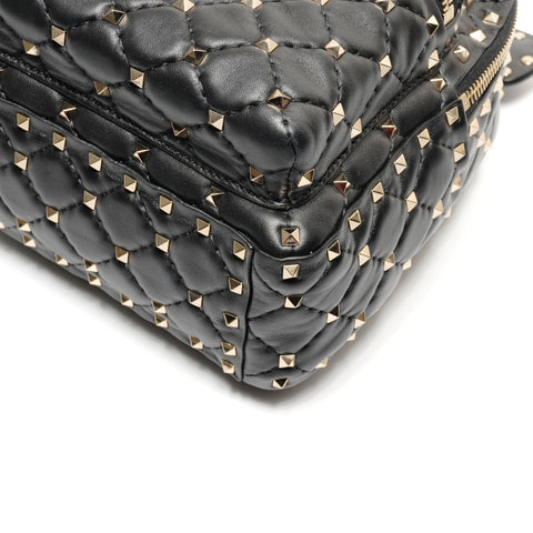 VALENTINO Studded leather Backpack  Daypack black WS27454
