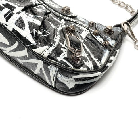 BALENCIAGA Le Cagoule Mini Shoulder Bag black WS27456