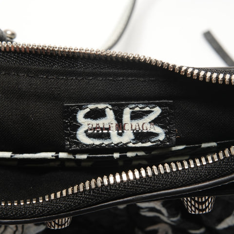 BALENCIAGA Le Cagoule Mini Shoulder Bag black WS27456