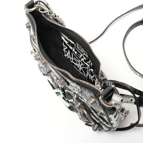 BALENCIAGA Le Cagoule Mini Shoulder Bag black WS27456