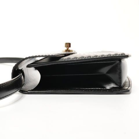 LOUIS VUITTON Epi Prebourg Shoulder Bag black WS27457