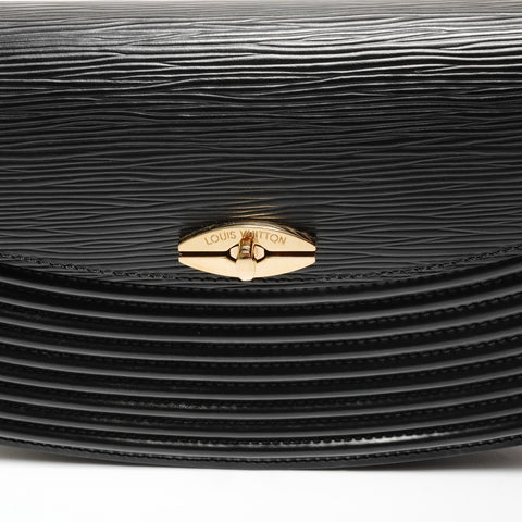 LOUIS VUITTON Epi Prebourg Shoulder Bag black WS27457