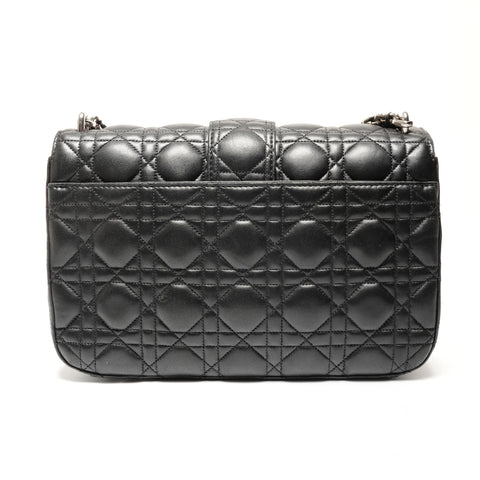 Christian Dior Miss Dior Cannage New Rock Chain Shoulder Bag black WS27459