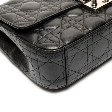 Christian Dior Miss Dior Cannage New Rock Chain Shoulder Bag black WS27459