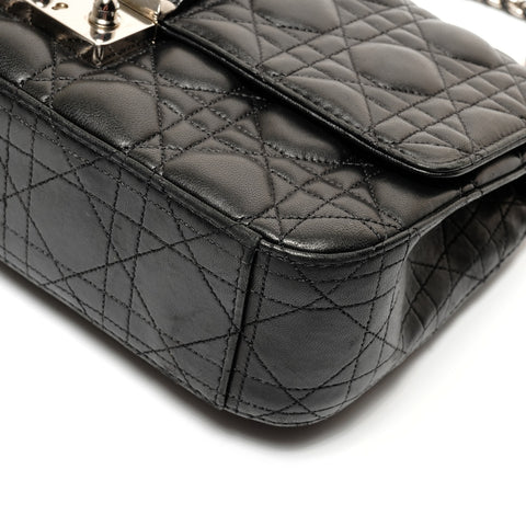Christian Dior Miss Dior Cannage New Rock Chain Shoulder Bag black WS27459