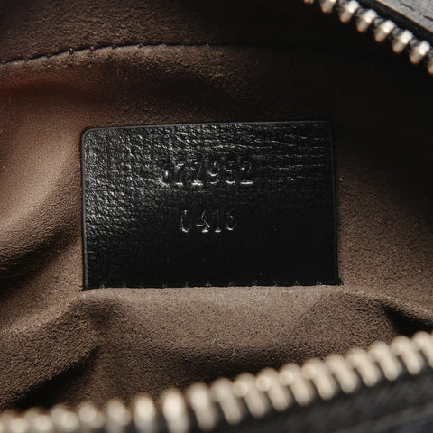 GUCCI GG Supreme Interlocking G Shoulder Bag black WS27462