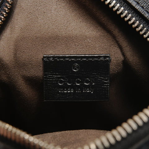 GUCCI GG Supreme Interlocking G Shoulder Bag black WS27462