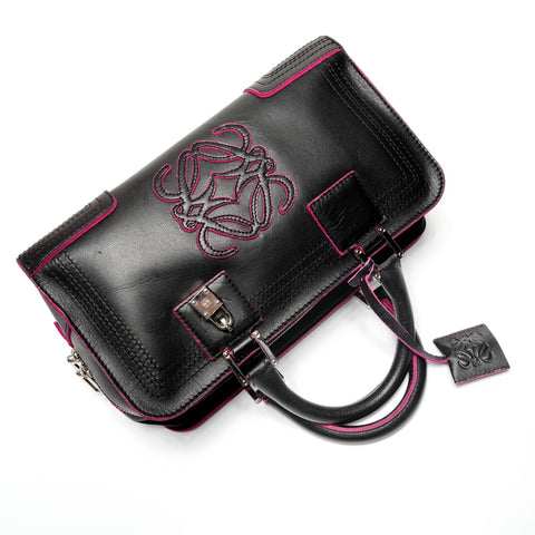 LOEWE Amazona28 Anag Lamb Handbag black WS27463