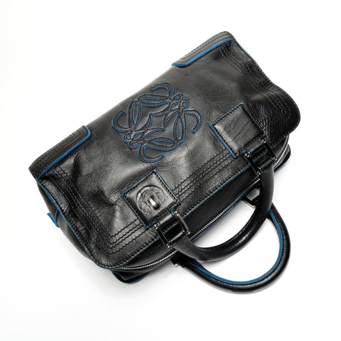 LOEWE Amazona28 Anag Lamb Handbag black WS27465