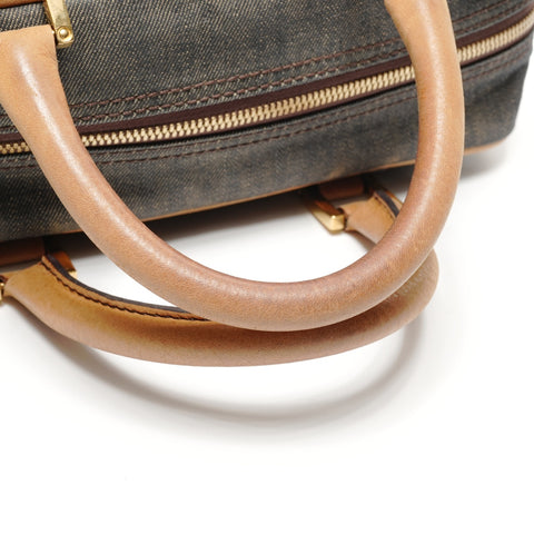 LOEWE Amazona 28 Denim Beads Handbag multicolor WS27466