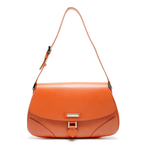 BURBERRY leather one belt Shoulder Bag Orange WS27467