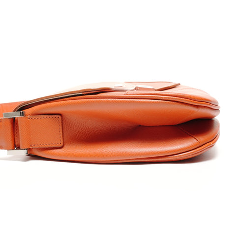 BURBERRY leather one belt Shoulder Bag Orange WS27467
