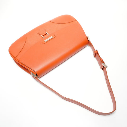 BURBERRY leather one belt Shoulder Bag Orange WS27467