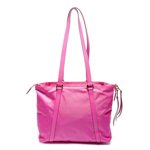 PRADA Nylon 2-way tote Tote Bag pink WS27470
