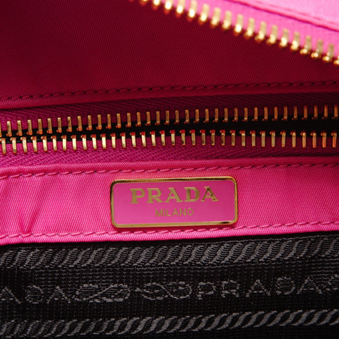 PRADA Nylon 2-way tote Tote Bag pink WS27470