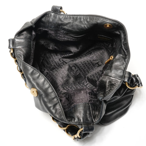 CHANEL COCO Mark Chain Shoulder Bag black WS27474