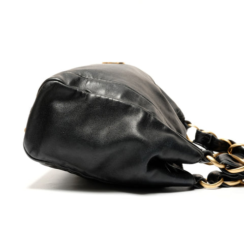 CHANEL COCO Mark Chain Shoulder Bag black WS27474