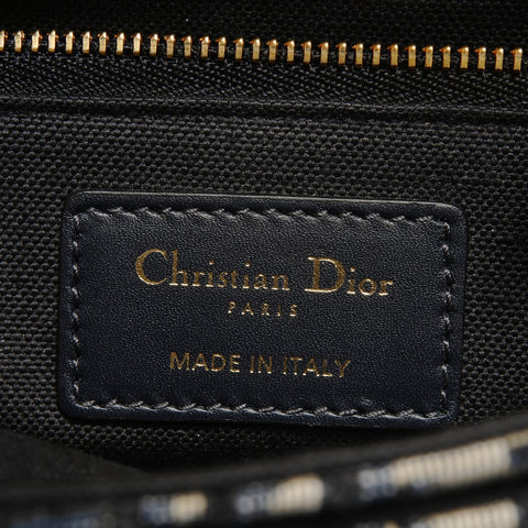 Christian Dior Oblique Montaigne 30 Trotter Shoulder Bag Navy WS27479