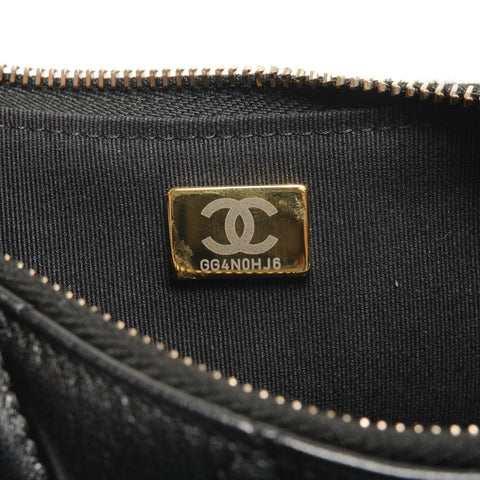 CHANEL 23B Hobo Chain Shoulder Bag black WS27480