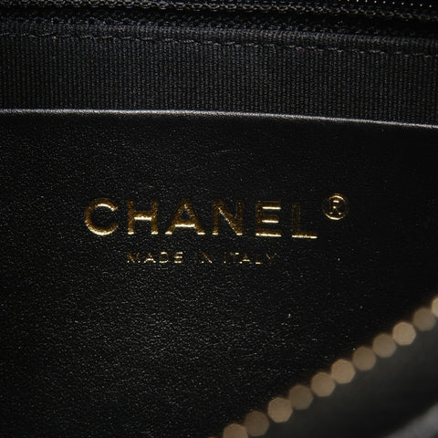 CHANEL 23B Hobo Chain Shoulder Bag black WS27480