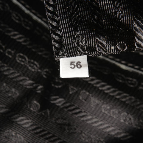 PRADA Nylon saffiano Backpack  Daypack black WS27483
