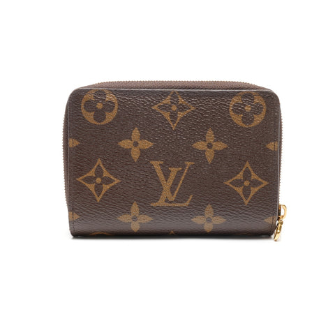 LOUIS VUITTON M81461 Monogram Reverse Portefeuille Lou Bifold Wallet Brown WS27484