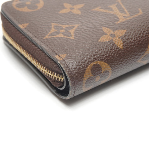 LOUIS VUITTON M81461 Monogram Reverse Portefeuille Lou Bifold Wallet Brown WS27484