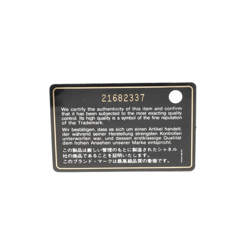 CHANEL 2015 Camellia Leather Compact Tri-fold wallet black WS27485