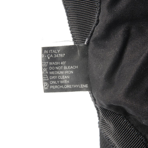 Miu Miu Canvas Logo Size:M cap black WS27491