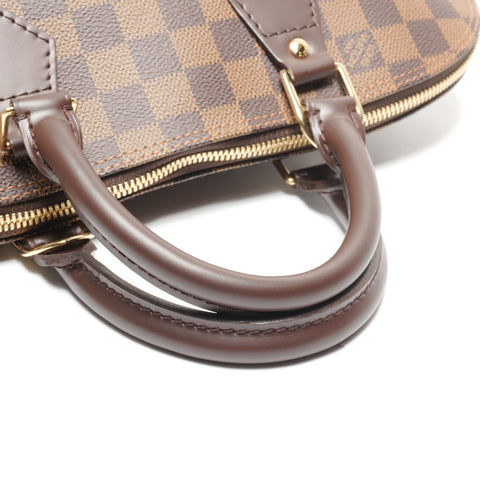 LOUIS VUITTON Damier Alma PM 2006 Handbag Brown WS27496