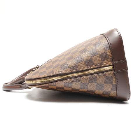 LOUIS VUITTON Damier Alma PM 2006 Handbag Brown WS27496
