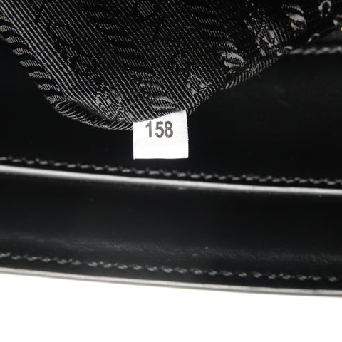 PRADA Saffiano Galleria 2-way 1BA113 Handbag black WS27498